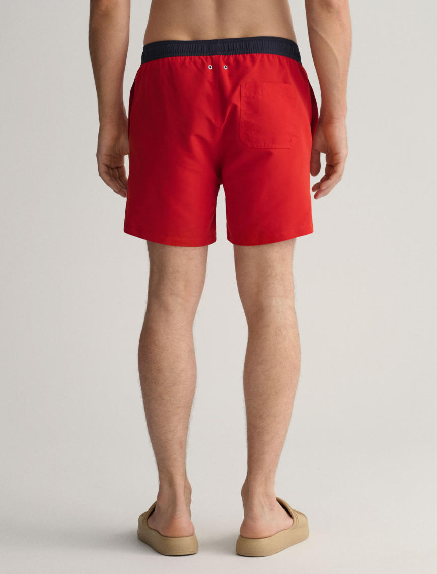 GANT Erkek Kırmızı Mayo Şort