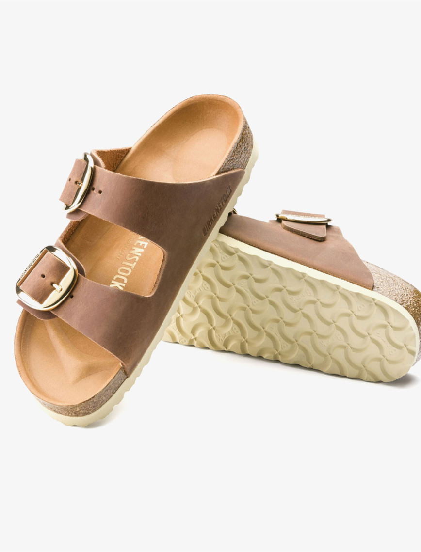 Birkenstock Arizona Big Buckle Fl Kadın Kahverengi Terlik Birkenstock Arizona Big Buckle Fl Kadın Kahverengi Terlik