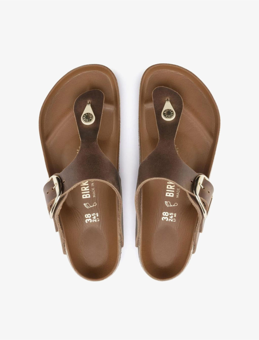 Birkenstock Gizeh Big Buckle Leoi Kadın Kahverengi Terlik Birkenstock Gizeh Big Buckle Leoi Kadın Kahverengi Terlik