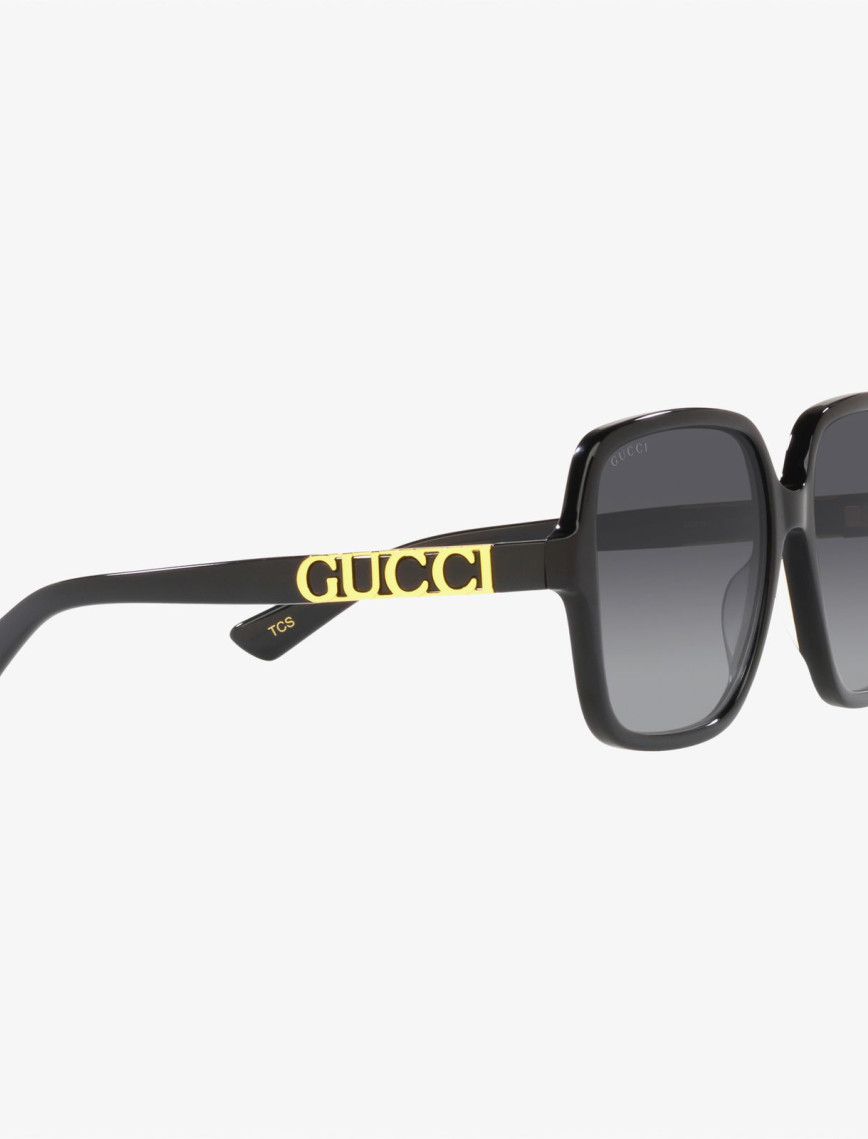 Gucci Rectangle Siyah Güneş Gözlüğü Gucci Rectangle Siyah Güneş Gözlüğü