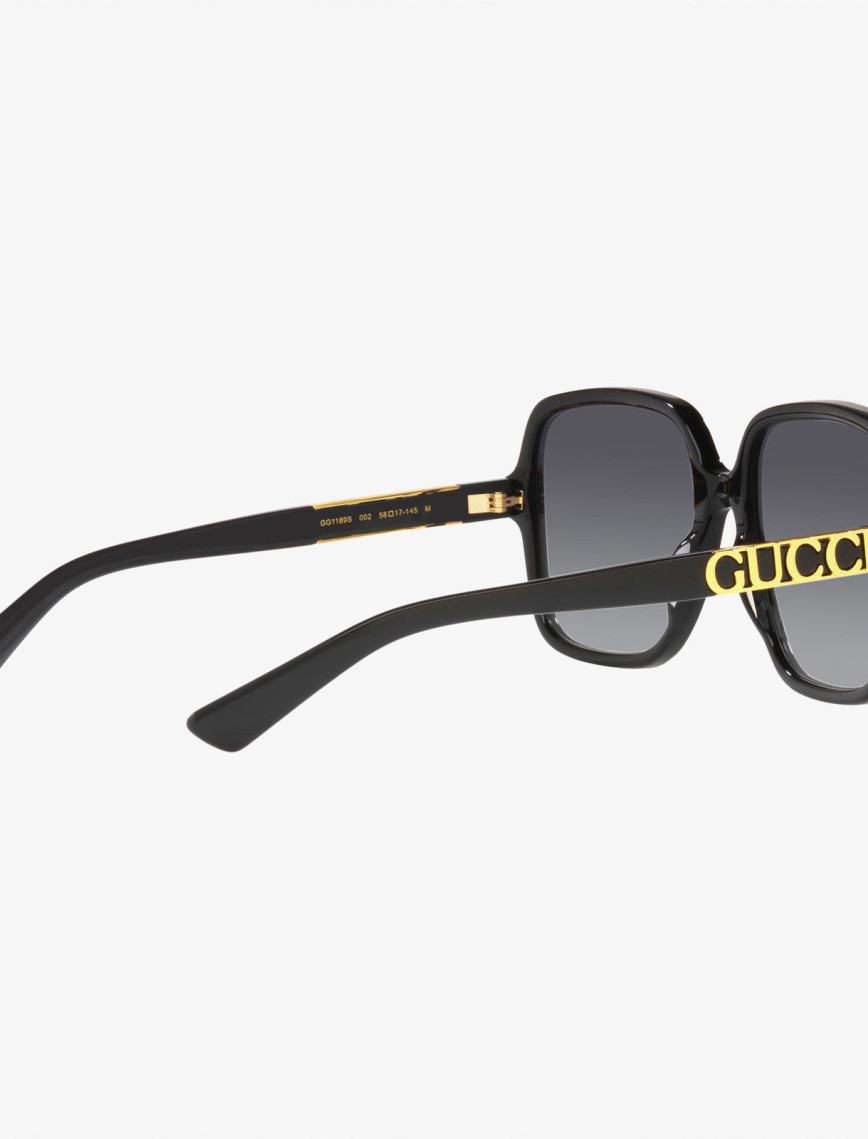Gucci Rectangle Siyah Güneş Gözlüğü Gucci Rectangle Siyah Güneş Gözlüğü