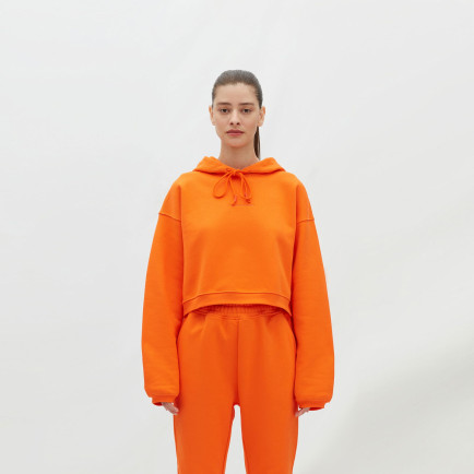 Les Benjamins Essentials Kadın Turuncu Hoodie Les Benjamins Essentials Kadın Turuncu Hoodie