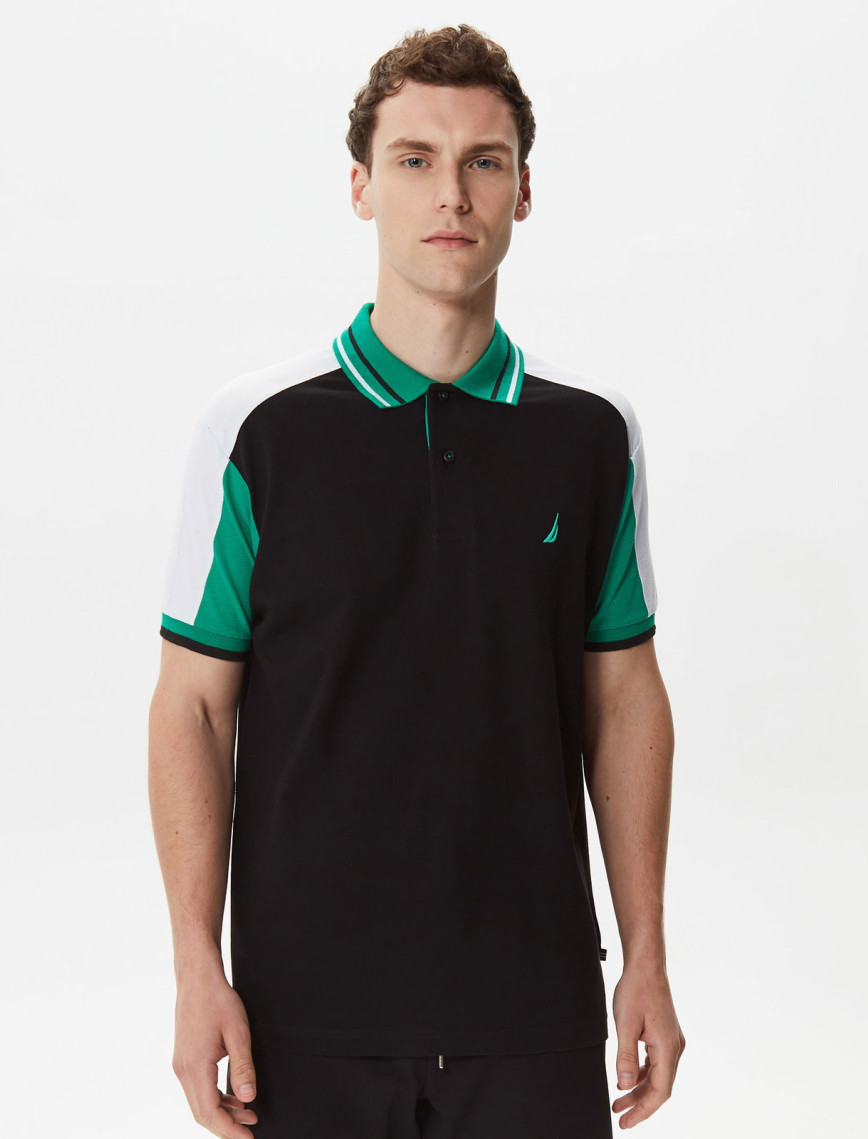 Nautica Erkek Siyah Classic Fit Kısa Kollu Polo Nautica Erkek Siyah Classic Fit Kısa Kollu Polo