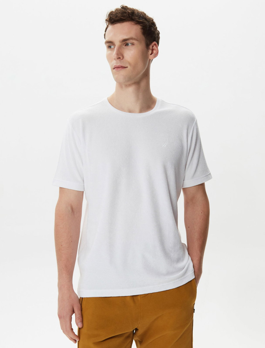 Nautica Erkek Beyaz T-Shirt Nautica Erkek Beyaz T-Shirt