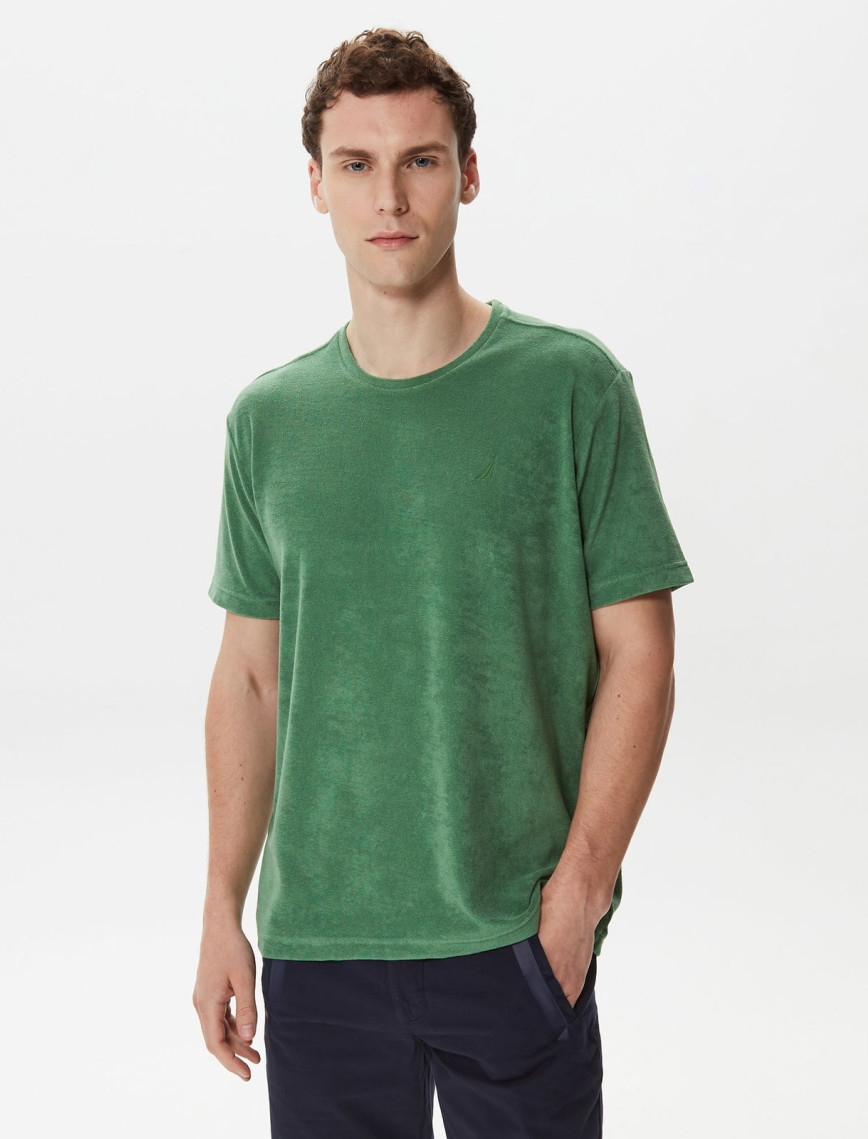 Nautica Erkek Yeşil Standart Fit T-Shirt Nautica Erkek Yeşil Standart Fit T-Shirt