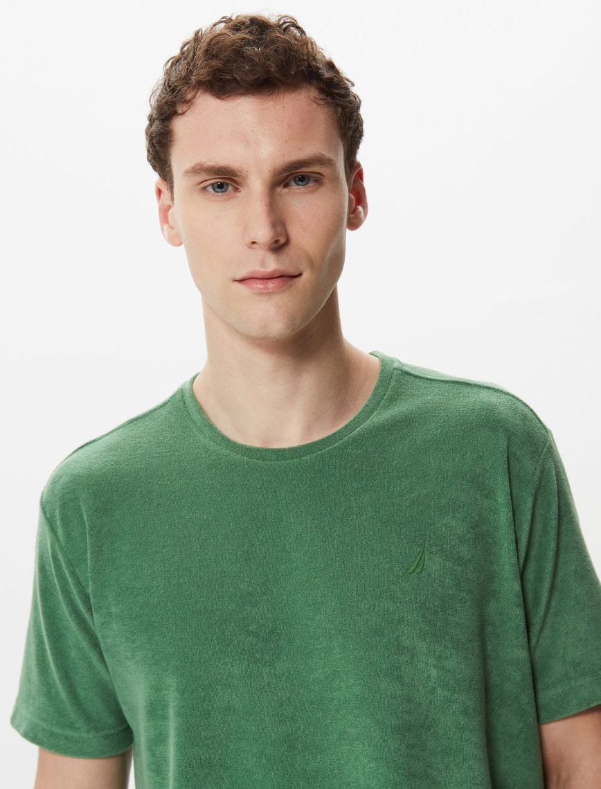 Nautica Erkek Yeşil Standart Fit T-Shirt Nautica Erkek Yeşil Standart Fit T-Shirt