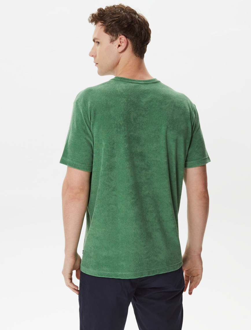 Nautica Erkek Yeşil Standart Fit T-Shirt Nautica Erkek Yeşil Standart Fit T-Shirt