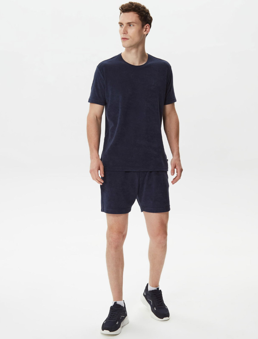 Nautica Erkek Lacivert Standart Fit T-Shirt Nautica Erkek Lacivert Standart Fit T-Shirt