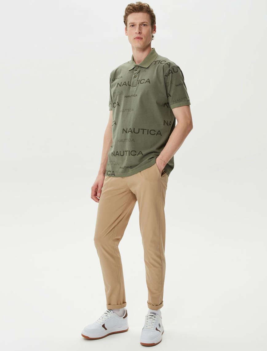 Nautica Erkek Yeşil Classic Fit Kısa Kollu Polo Nautica Erkek Yeşil Classic Fit Kısa Kollu Polo