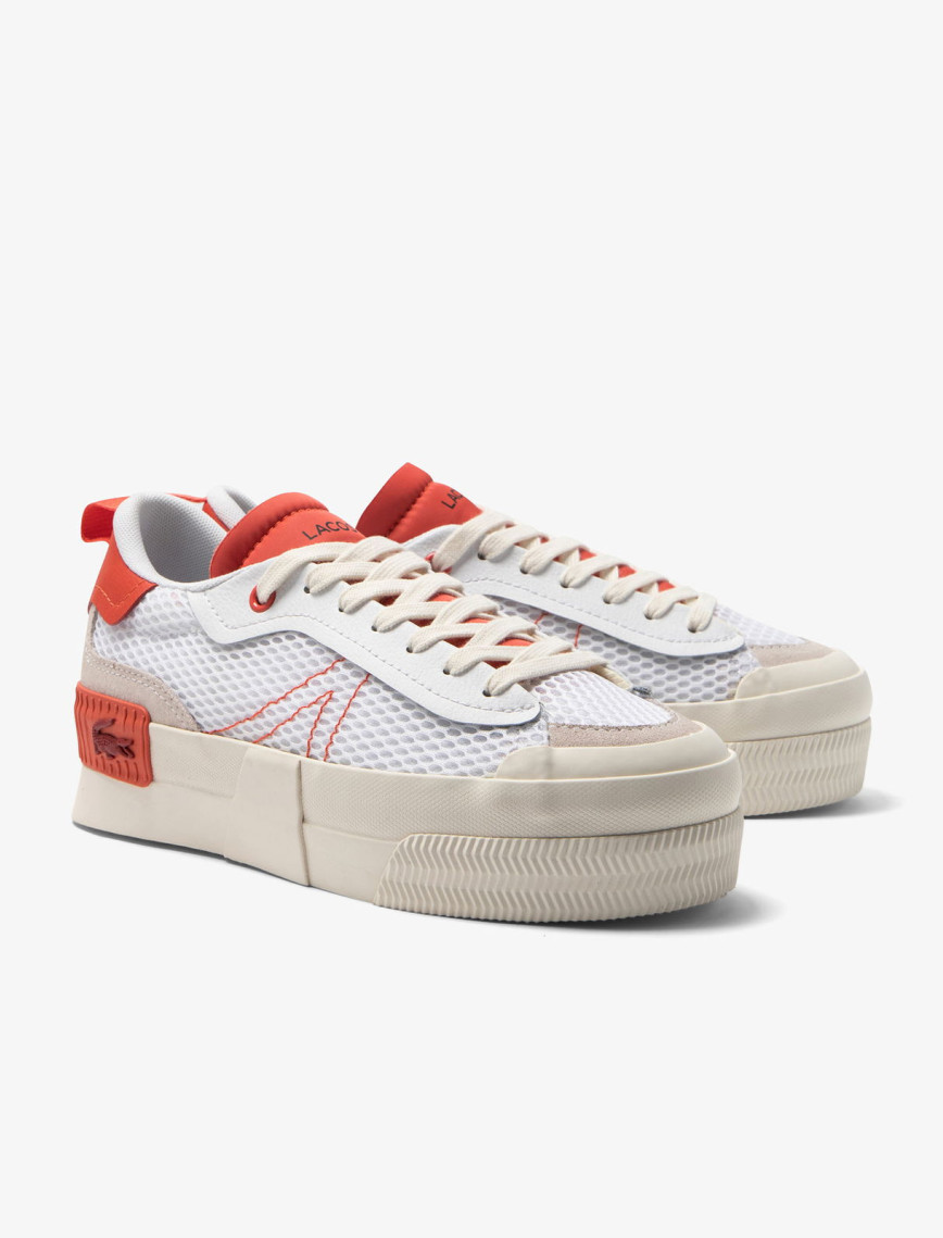 Lacoste L004 Platform Kadın Beyaz Sneaker Lacoste L004 Platform Kadın Beyaz Sneaker