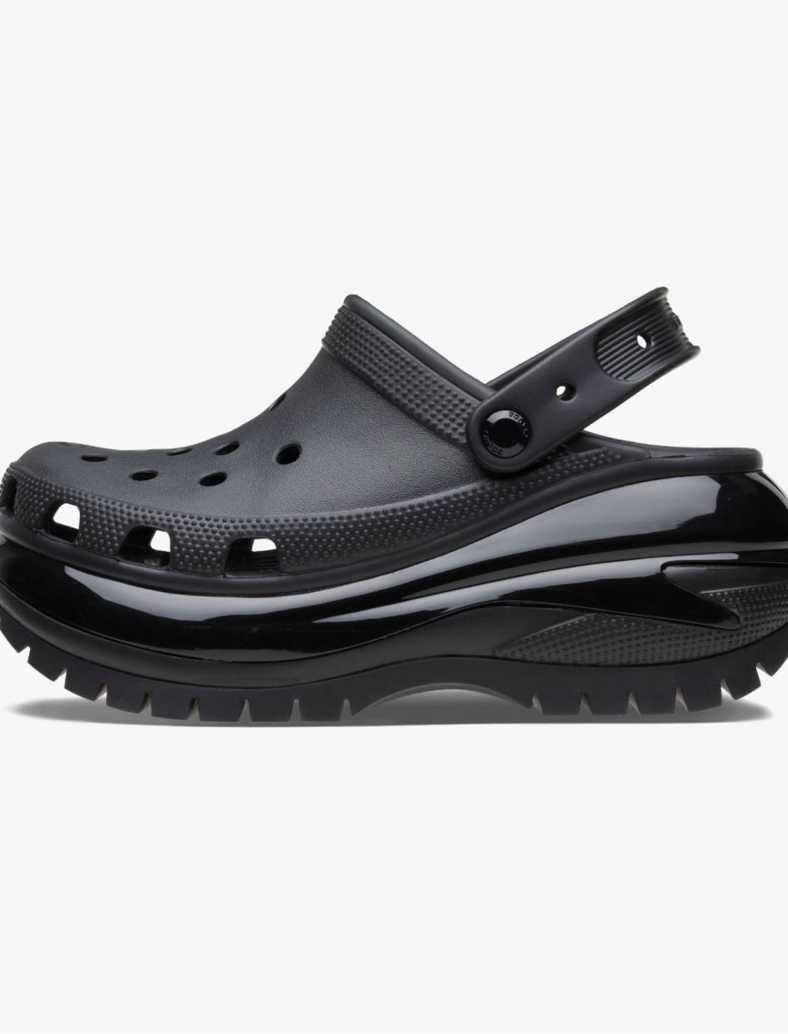 Crocs Classic Mega Crush Kadın Siyah Terlik Crocs Classic Mega Crush Kadın Siyah Terlik