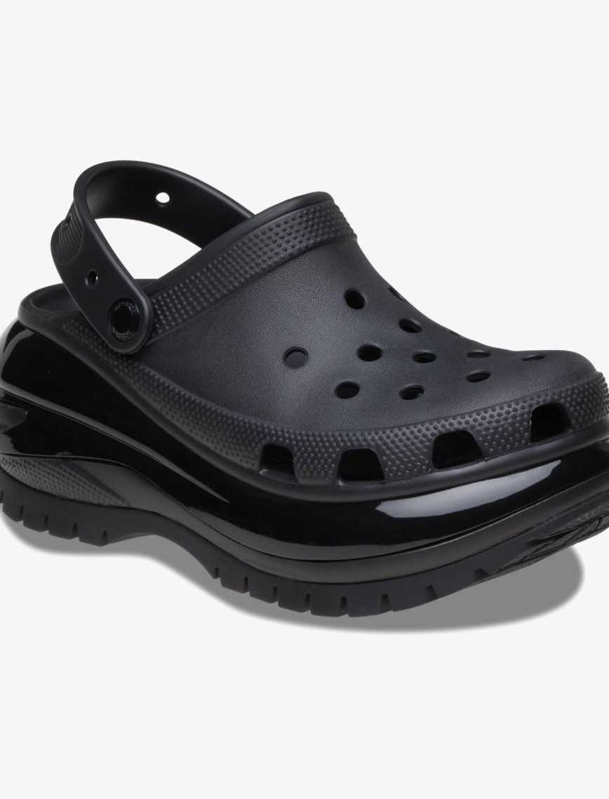 Crocs Classic Mega Crush Kadın Siyah Terlik Crocs Classic Mega Crush Kadın Siyah Terlik