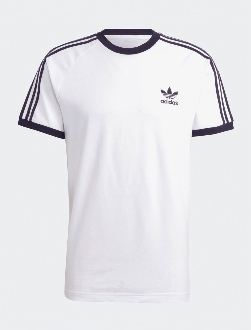 adidas Adicolor Classics 3-Stripes Erkek Beyaz T-Shirt adidas Adicolor Classics 3-Stripes Erkek Beyaz T-Shirt