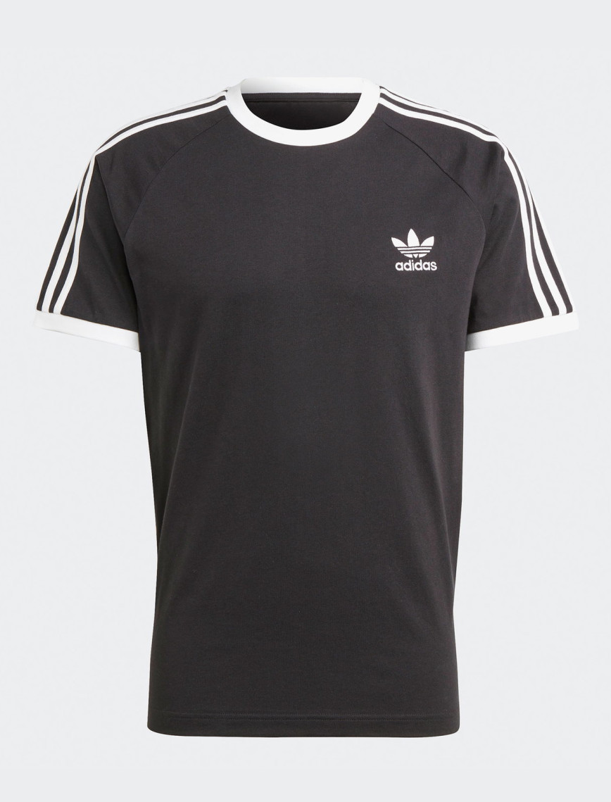 adidas Adicolor Classics 3-Stripes Erkek Siyah T-Shirt adidas Adicolor Classics 3-Stripes Erkek Siyah T-Shirt