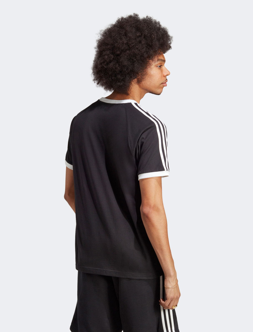 adidas Adicolor Classics 3-Stripes Erkek Siyah T-Shirt adidas Adicolor Classics 3-Stripes Erkek Siyah T-Shirt