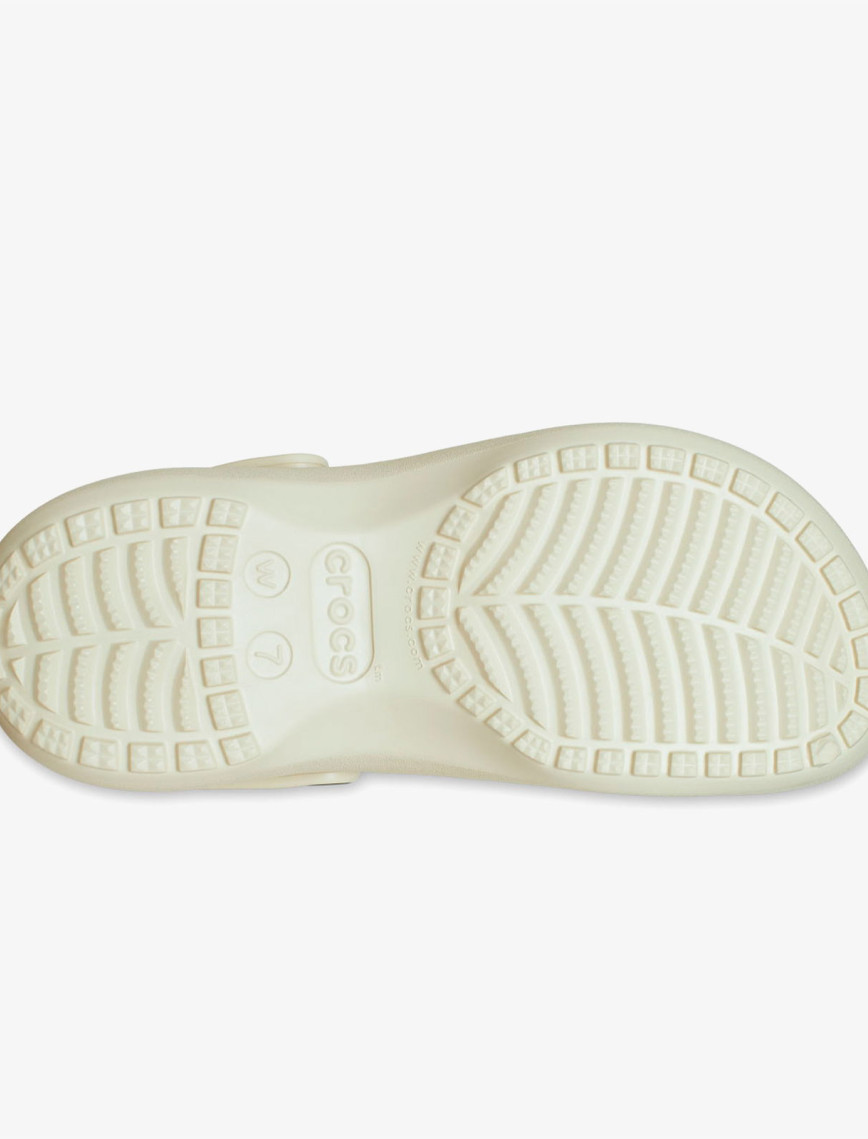 Crocs Classic Platform Kadın Bej Terlik Crocs Classic Platform Kadın Bej Terlik