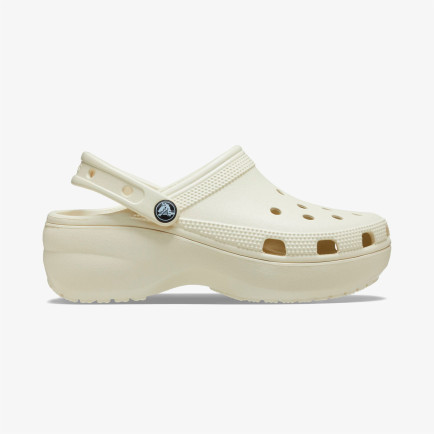 Crocs Classic Platform Kadın Krem Terlik Crocs Classic Platform Kadın Krem Terlik