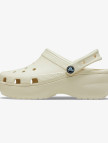 Crocs Classic Platform Kadın Bej Terlik Crocs Classic Platform Kadın Bej Terlik