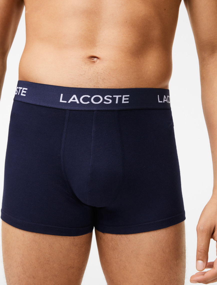 Lacoste Erkek 3'lü Lacivert Boxer