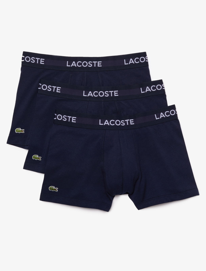 Lacoste Erkek 3'lü Lacivert Boxer