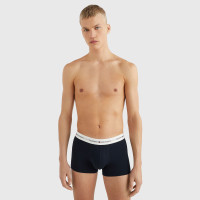Tommy Hilfiger 3'lü Trunk Erkek Siyah Boxer Tommy Hilfiger 3'lü Trunk Erkek Siyah Boxer
