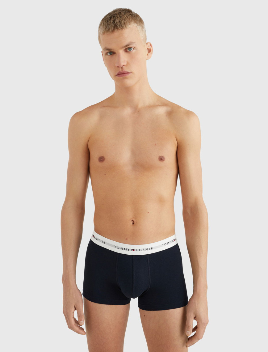 Tommy Hilfiger Trunk 3Pk Erkek Gri Boxer Tommy Hilfiger Trunk 3Pk Erkek Gri Boxer