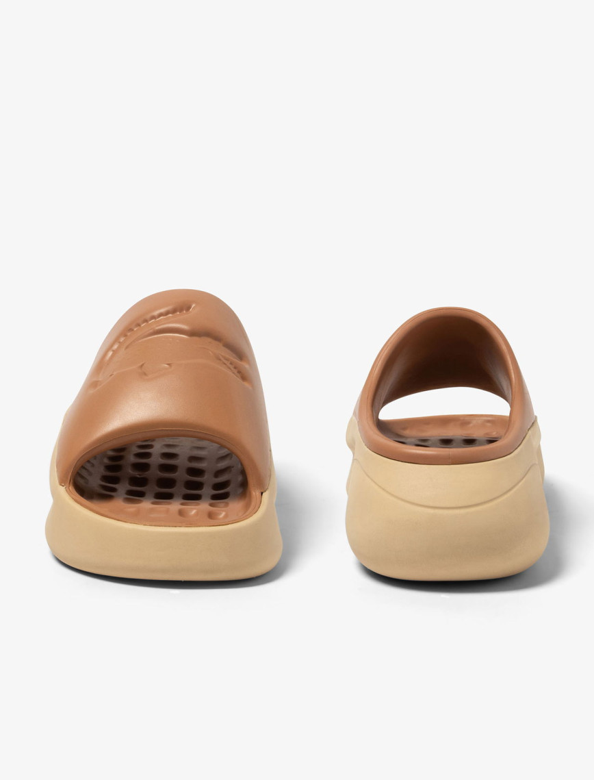 Lacoste Serve Slide 3.0 Kadın Kahverengi Terlik