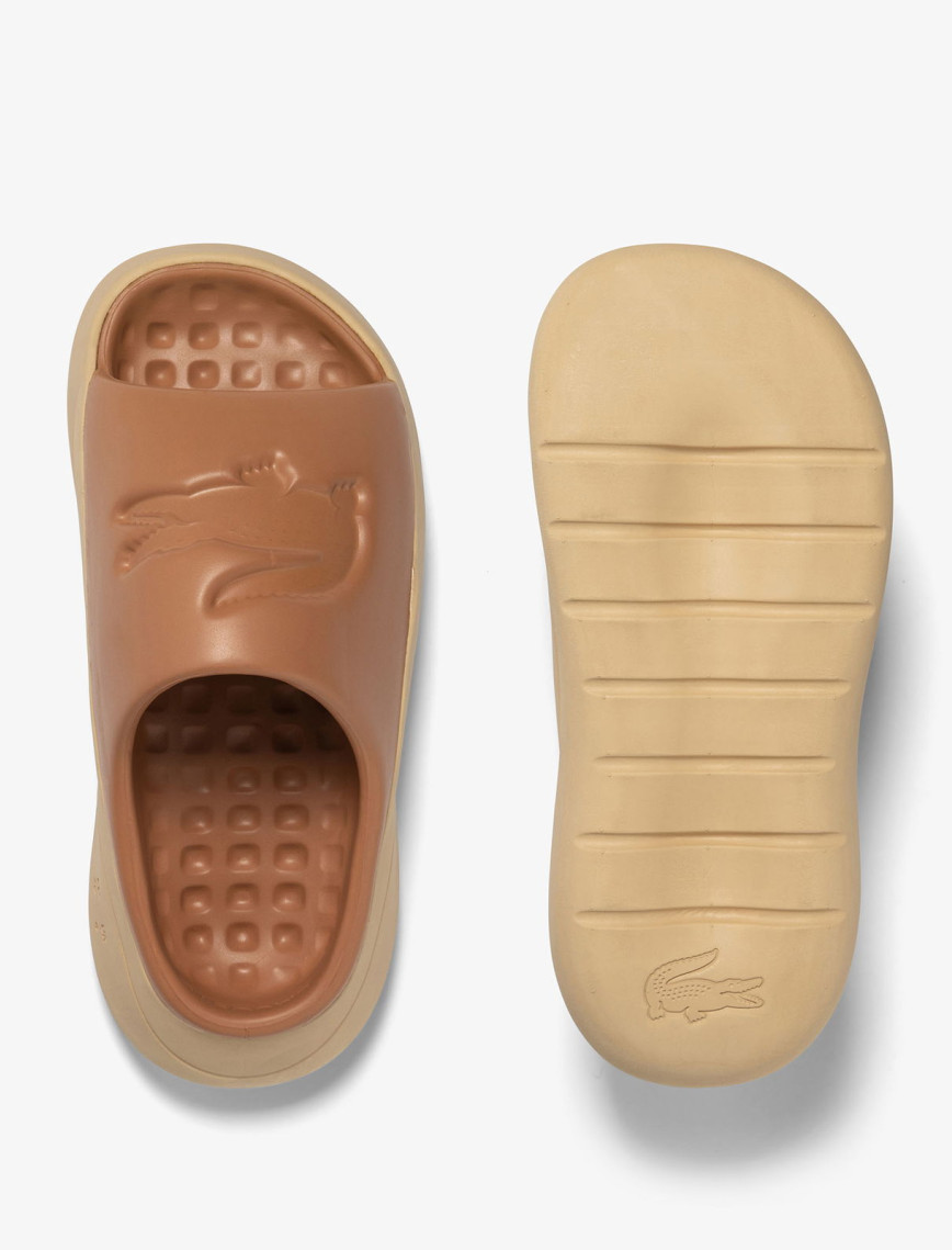 Lacoste Serve Slide 3.0 Kadın Kahverengi Terlik