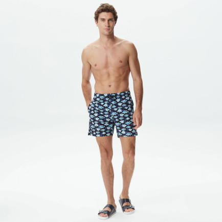 Nautica Erkek Lacivert Baskılı Mayo Şort Nautica Erkek Lacivert Baskılı Mayo Şort