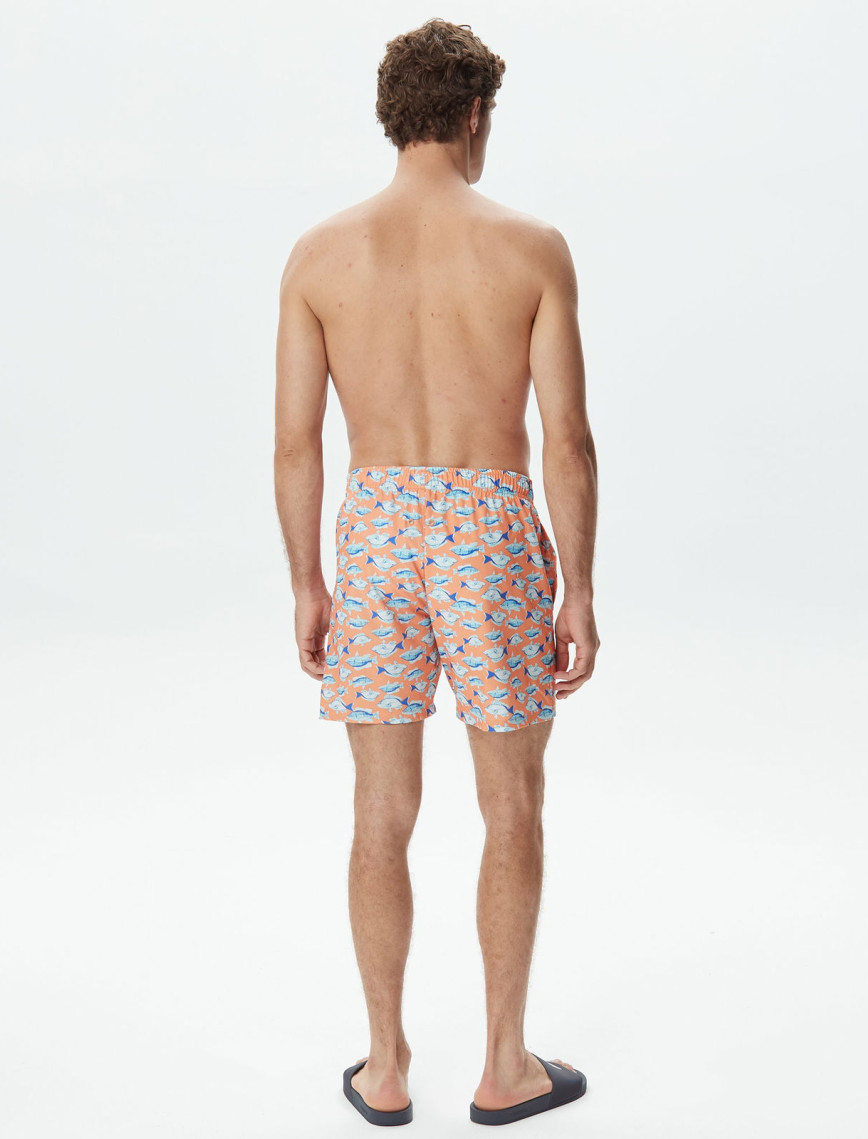 Nautica Erkek Pembe Baskılı Mayo Şort Nautica Erkek Pembe Baskılı Mayo Şort