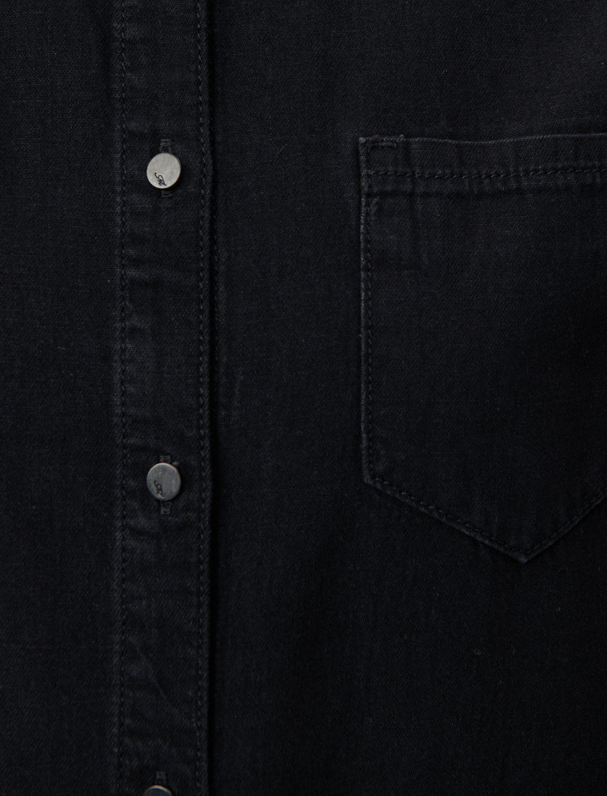 Mavi Liz Koyu Gri Jean Elbise 130656-34926 Mavi Liz Koyu Gri Jean Elbise 130656-34926