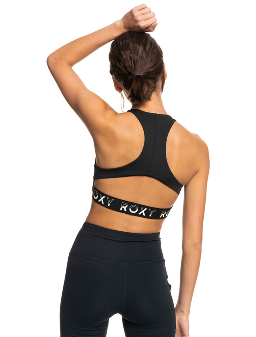 Roxy Bold Moves J Tops Kadın Siyah Fitness Bra Roxy Bold Moves J Tops Kadın Siyah Fitness Bra