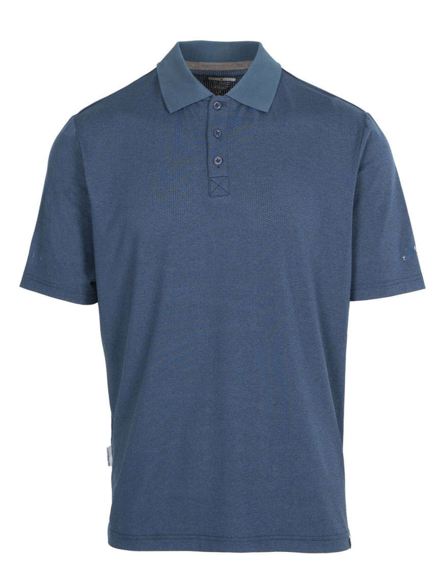 Trespass Gedding - Active Shirt Erkek Mavi Polo Tişört