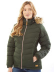 Trespass Nadina - Fe Padded Kadın Yeşil Outdoor Ceketi