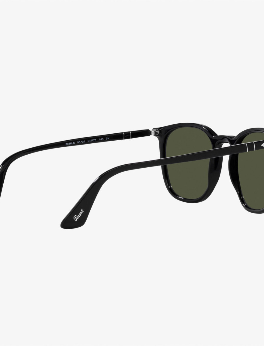 PERSOL 0PO3316S Unisex Siyah Güneş Gözlüğü PERSOL 0PO3316S Unisex Siyah Güneş Gözlüğü