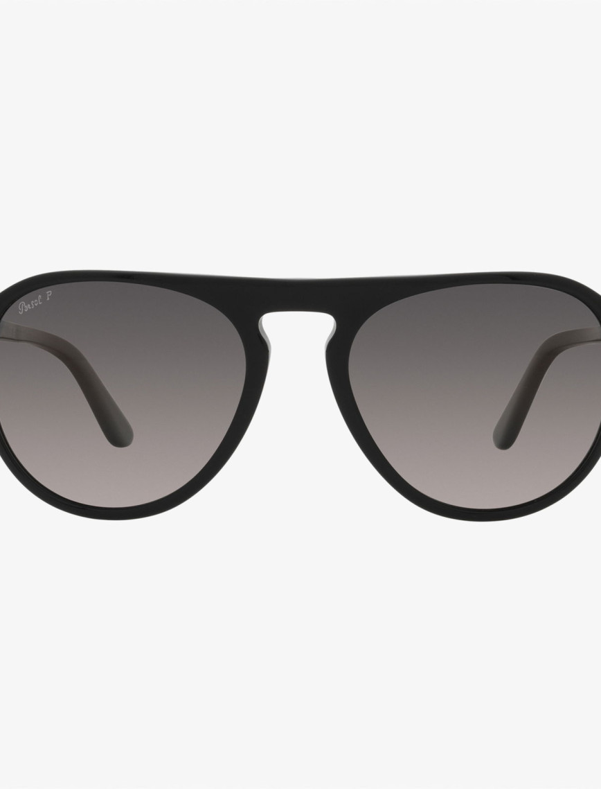 PERSOL 0PO3302S Unisex Siyah Güneş Gözlüğü PERSOL 0PO3302S Unisex Siyah Güneş Gözlüğü