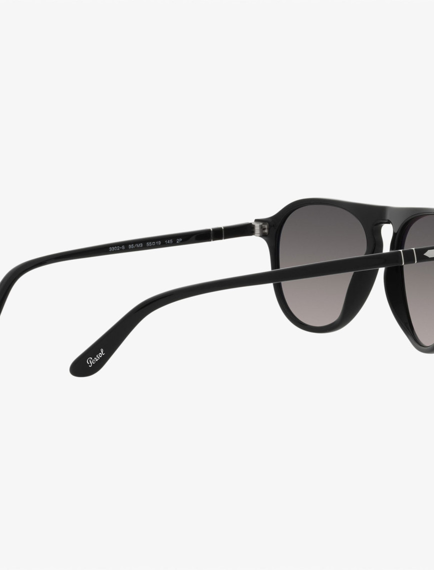 PERSOL 0PO3302S Unisex Siyah Güneş Gözlüğü PERSOL 0PO3302S Unisex Siyah Güneş Gözlüğü