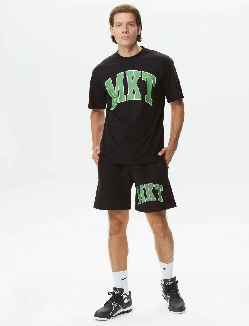 Market MKT Arc Erkek Siyah T-Shirt