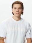 Market Uv Puff Bar Logo Erkek Beyaz T-Shirt