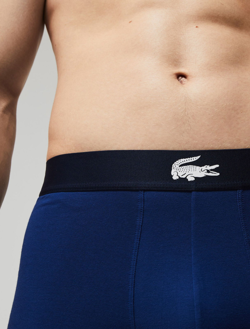 Lacoste Core Erkek 3'lü Lacivert Boxer