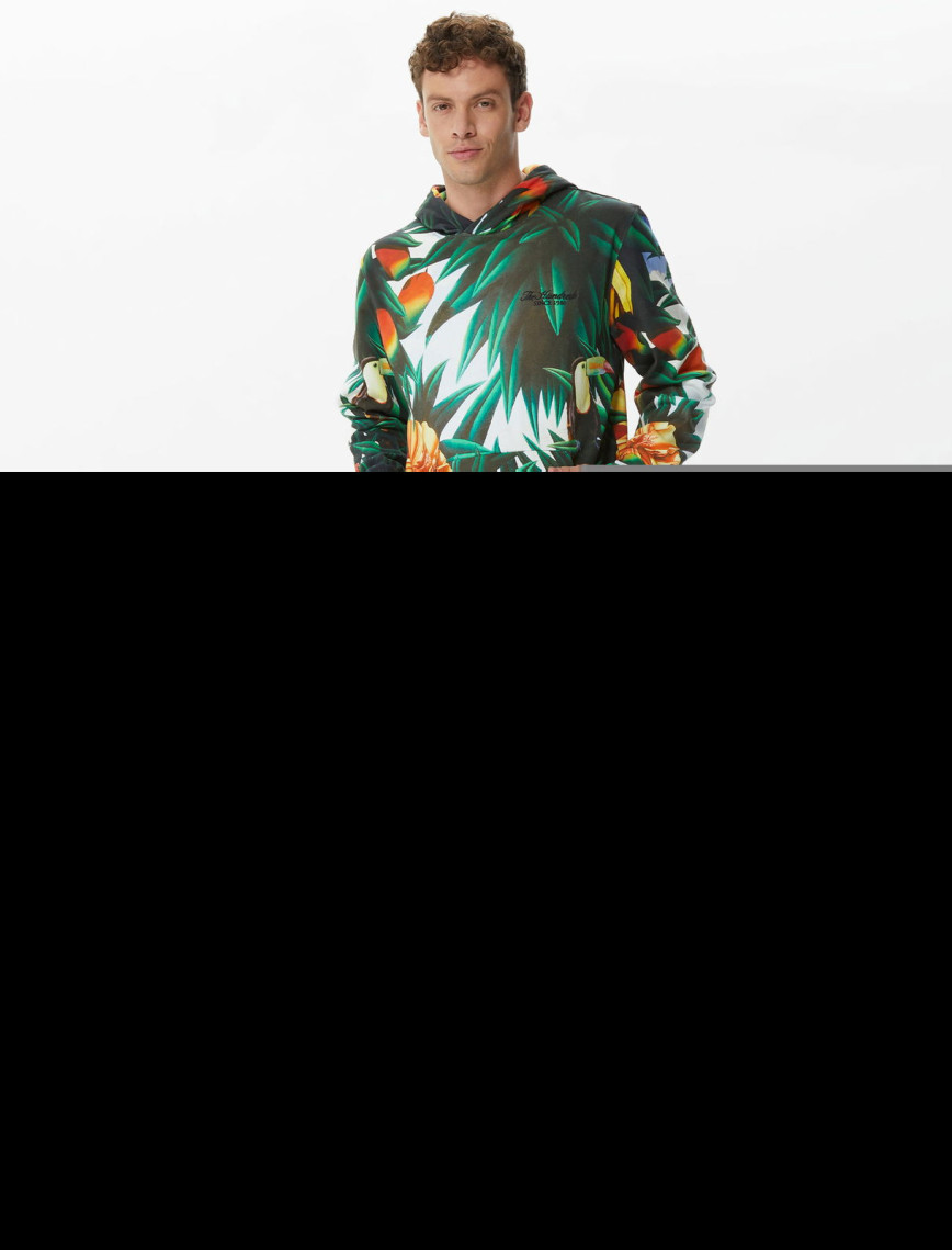 The Hundreds Flourish Pullover Erkek Yeşil Hoodie The Hundreds Flourish Pullover Erkek Yeşil Hoodie