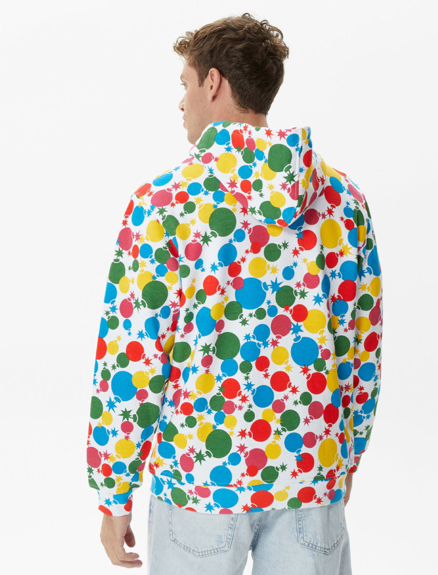 The Hundreds Bubbles Pullover Erkek Renkli Hoodie The Hundreds Bubbles Pullover Erkek Renkli Hoodie
