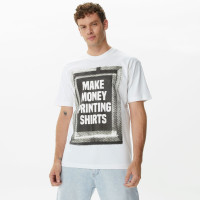 Market Printing Money Erkek Krem T-Shirt Market Printing Money Erkek Krem T-Shirt