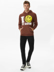 Market Smiley Haters Erkek Kahverengi Hoodie Market Smiley Haters Erkek Kahverengi Hoodie