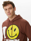 Market Smiley Haters Erkek Kahverengi Hoodie Market Smiley Haters Erkek Kahverengi Hoodie