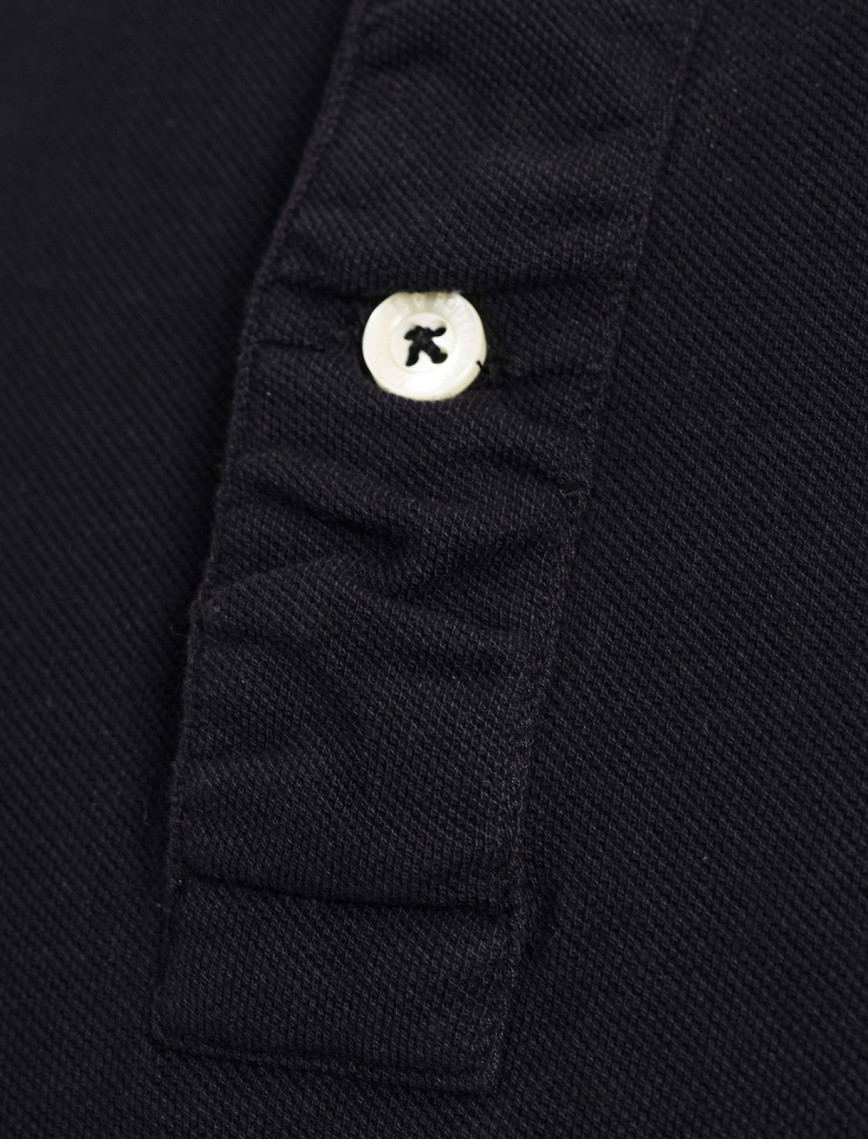 Routefield Partisan Erkek Siyah Polo Tişört