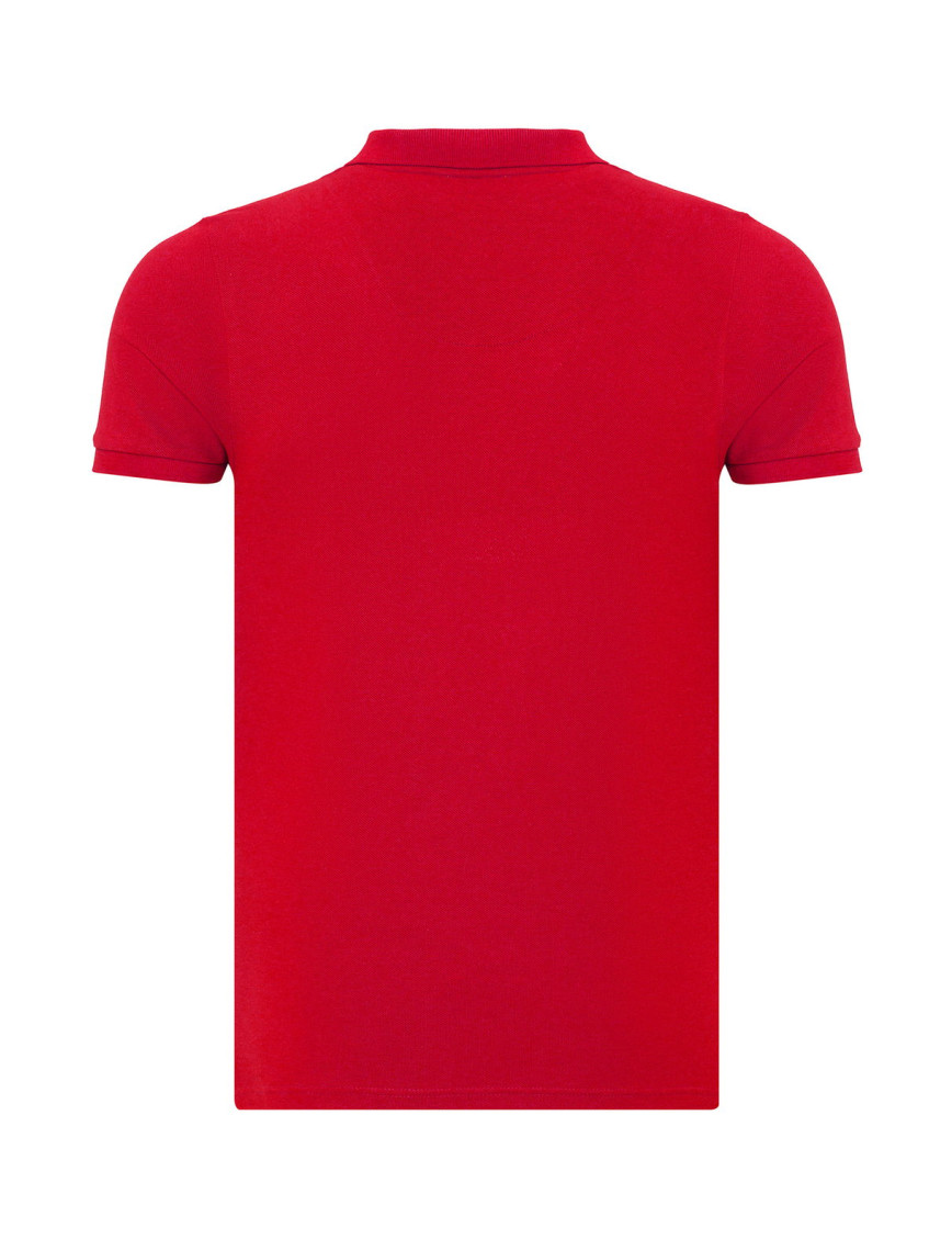 Routefield Punk Erkek Kırmızı Polo Tişört Routefield Punk Erkek Kırmızı Polo Tişört