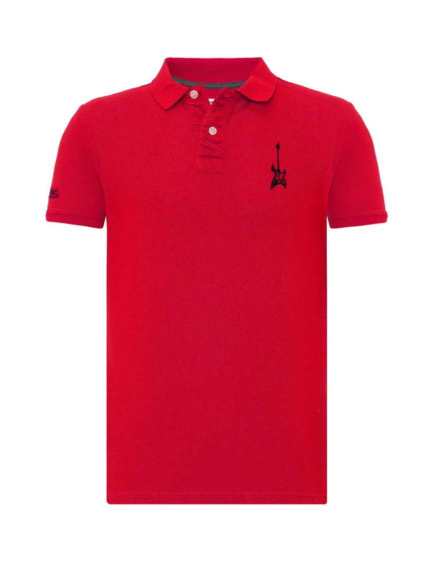 Routefield Punk Erkek Siyah Polo Tişört Routefield Punk Erkek Siyah Polo Tişört