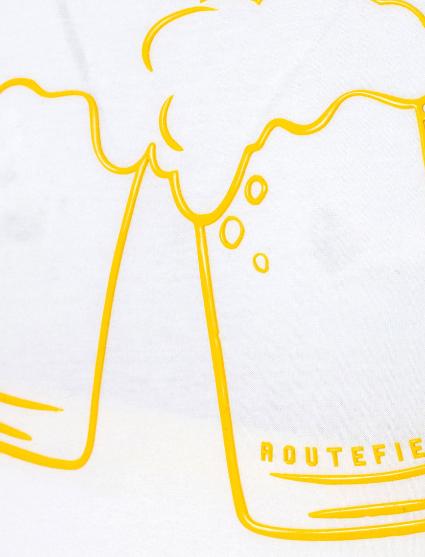 Routefield Trub Erkek Beyaz Tişört Routefield Trub Erkek Beyaz Tişört