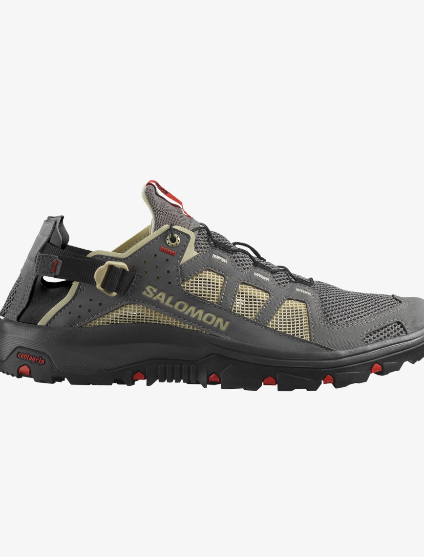 Salomon Techamphibian 5 Unisex Gri Outdoor Sandalet Salomon Techamphibian 5 Unisex Gri Outdoor Sandalet